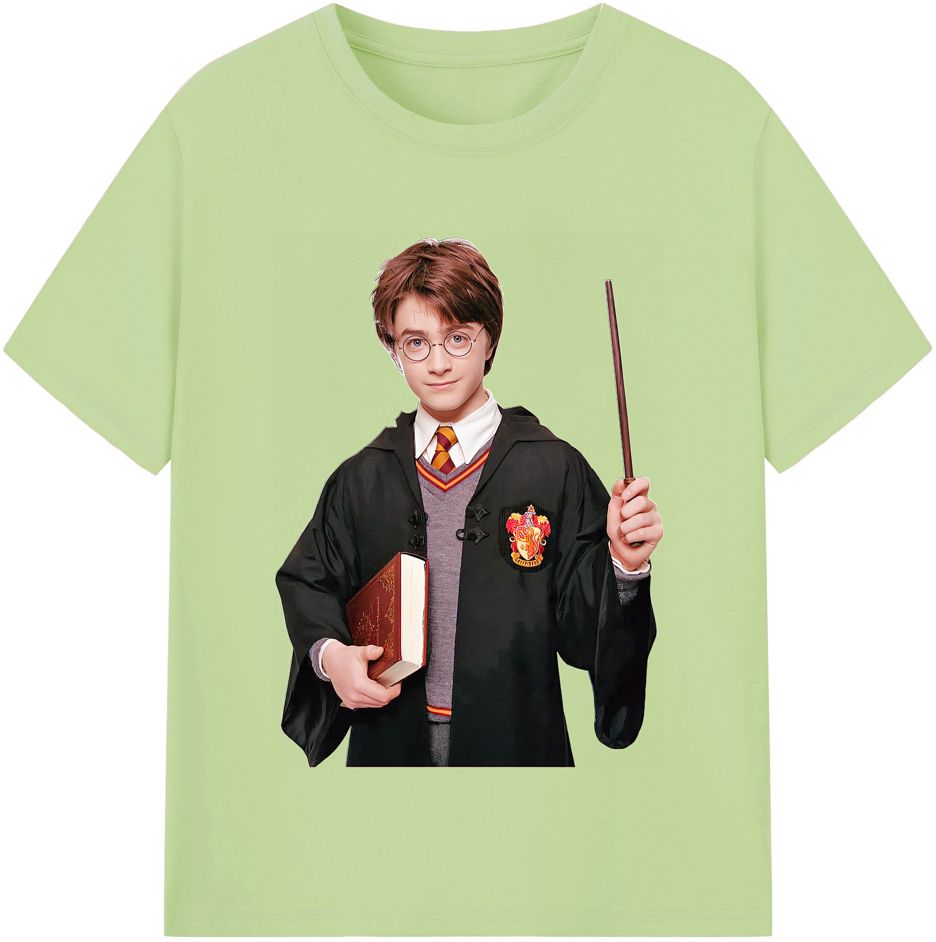 （画像用） Harry Potter ハリー・ポッターシリーズ 綿100％半袖Tシャツ（フロントプリント）